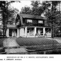 Dr. C.C. Booth House on Bryson, 1915. By Charles F. Owsley.