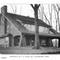 J.H. Fitch Jr. House, Indiana Avenue, 1915. By Charles F. Owsley