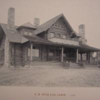 C.B. Wick Log Cabin in 1889